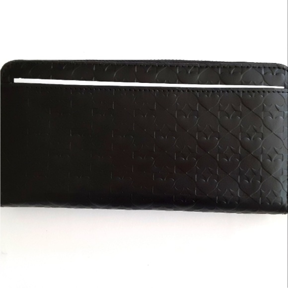 Kate Spade Penn Place Embossed Neda Wallet Black NEW - Picture 5 of 6